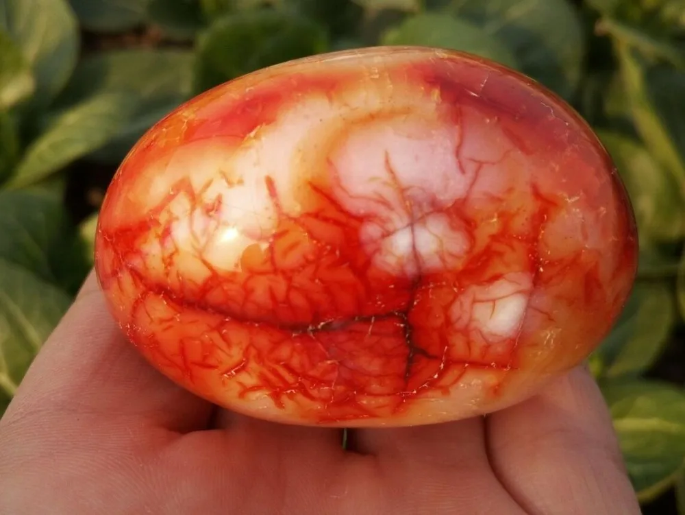 Natural-Red-Carnelian-Geode-Crystal-Quartz-Agate-Polished-Specimen-125g (3)