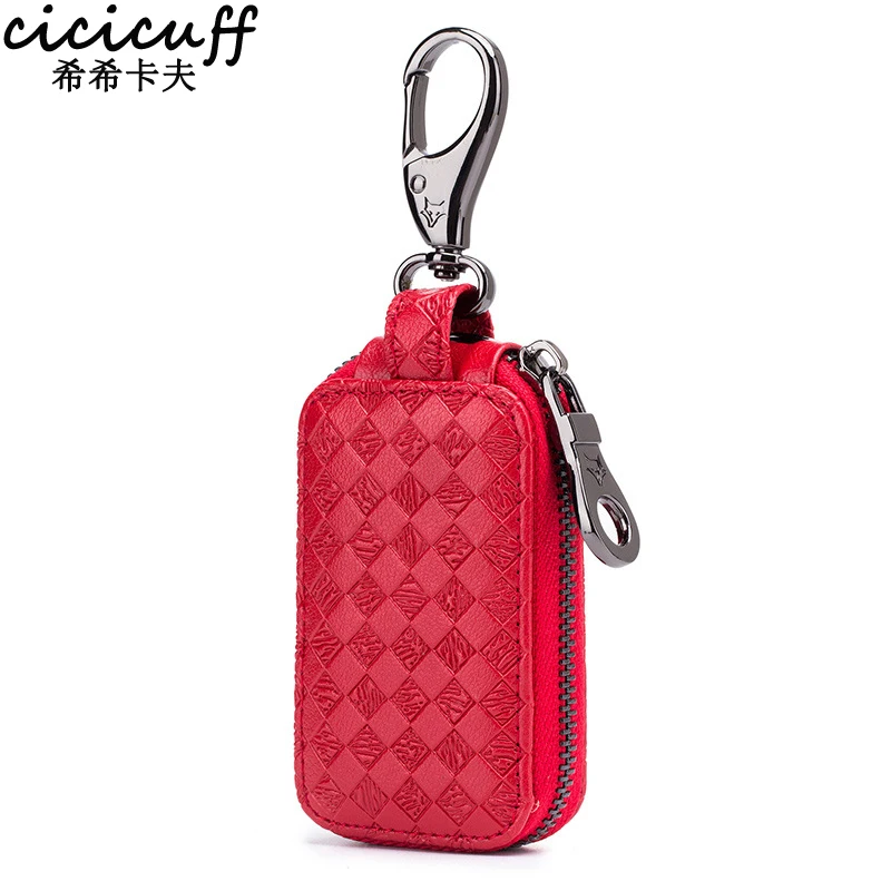 CICICUFF Wholesale Key Wallet Split Leather Unisex Car Key Bag Fashion Women Key Case Small ...