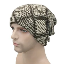 Unisex Autumn Winter Warm Beanies Hats Men Women Wool Knitted Caps Turban Bonnet Femme Homme