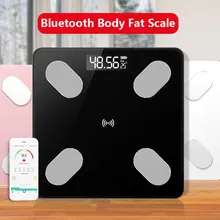 Умные весы для тела, электронные весы, многофункциональные Bluetooth, ЖК-дисплей, умные домашние весы, напольные весы, мониторинг здоровья