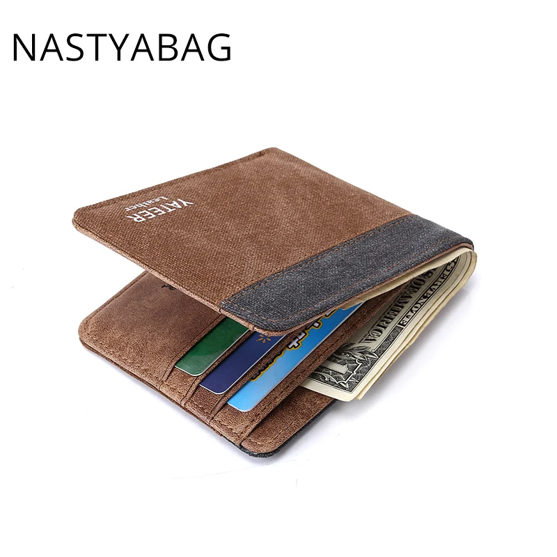 

Wallet Men Coin Pocket Leather Small Wallet Fashion Purse Men Money Clip Wallet Men Male Leather Wallet Short Bags For Men 2019