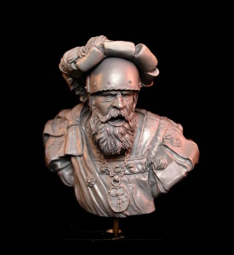Фигура из смолы Capitano Lanzichenecco XVI xec грудь GK без покрытия цвета 1/9|figure bust|resin figurefigure resin