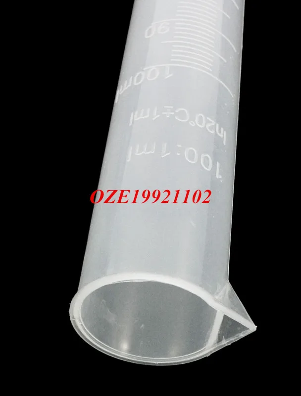 1 шт. прозрачный пластиковый градуированный цилиндр 100 мл 1 milliliter лабораторный тест