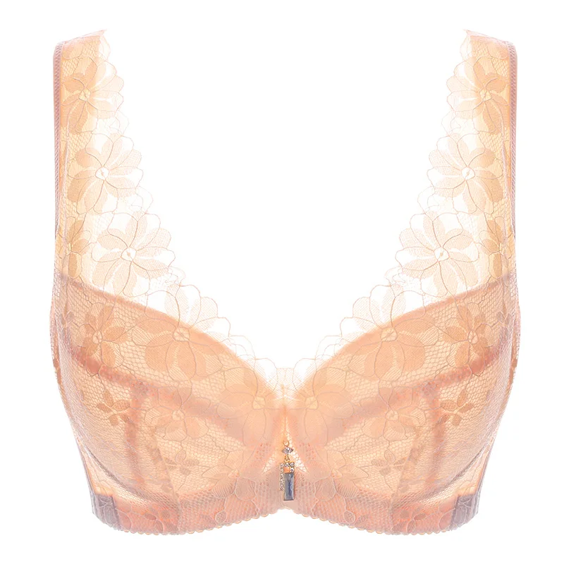 Meizimei sexy vest bras for women lace lingerie underwire floral thin bralette bh brassiere girl summer hot deep V intimate