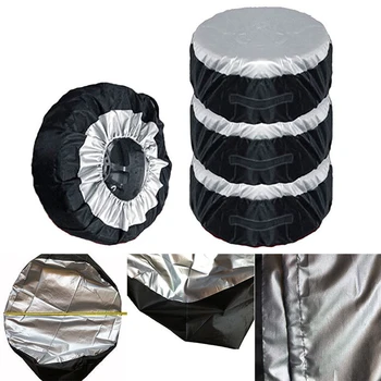 

1pcs Spare Tire Cover Case Polyester Universal Car Auto Tires Storage Bag Automobile Tyre Accessories Vehicle Wheel Protector