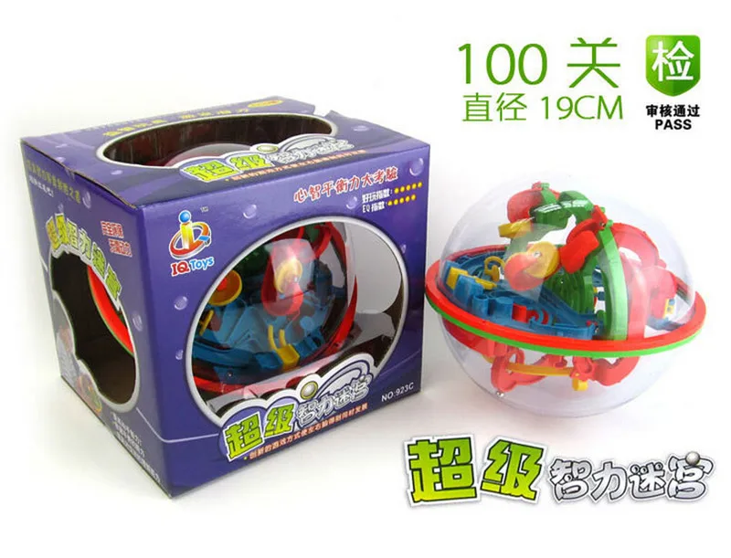 3D Magic Intelligence Ball Educational Maze Cube Amazing Balance Toy For Kids Magic Rolling Globe Children's Toys Birthday Gift