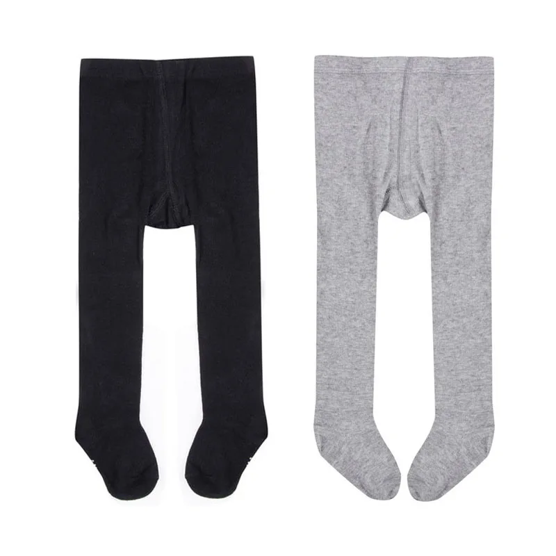 

2pc/lo Baby Infant Girl/Boy Knitted cotton warm Tights solid color children Pantyhose baby fashion stocking