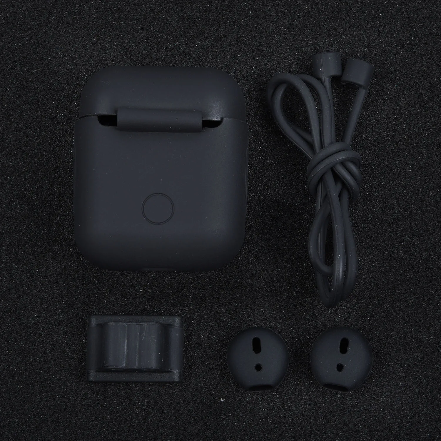 

For Apple AirPods Silicone Cover Skin Spare Part Accessories Rubber Comfortable Replacement Case Box New