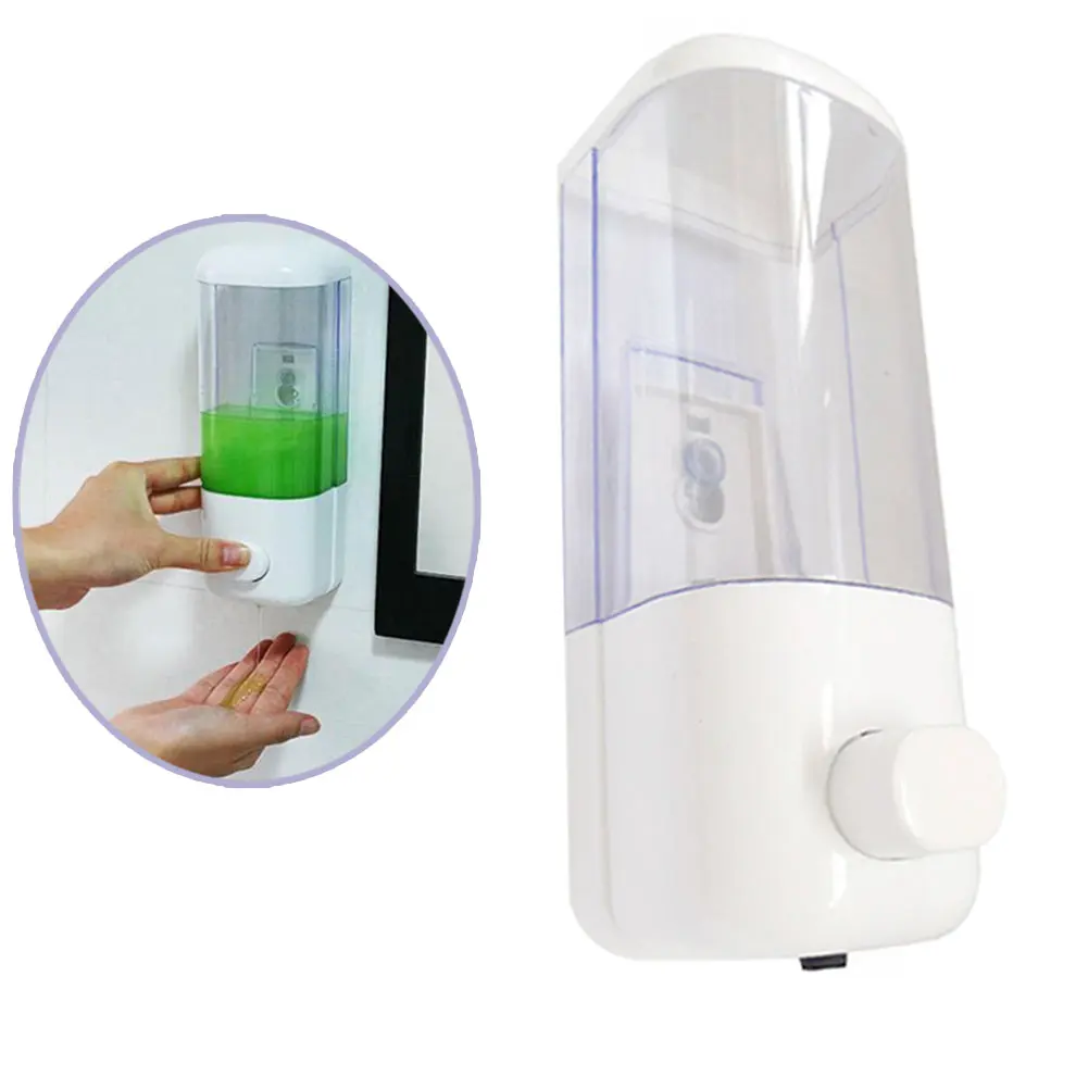 

High Quality 500ml Wall Mounted Soap Dispenser Handwash Liquid Pump Shampoo Dispenser for Kitchen Washroom Bathroom VE