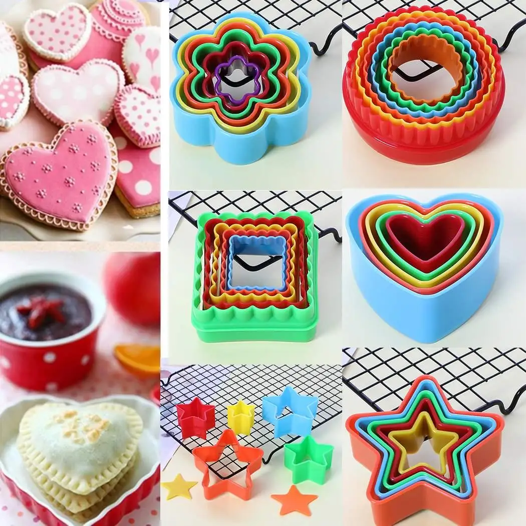 5 стилей формочки для печенья DIY резаки на Рождество день рождения свадьбу