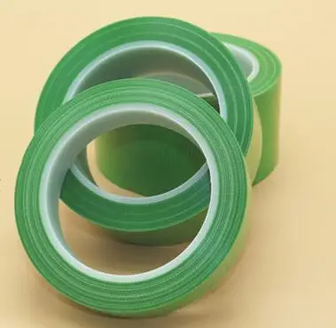 

10 rolls of 50m green PE protective adhesive tape for products protection or spray paint edge cover, Item No. IT004