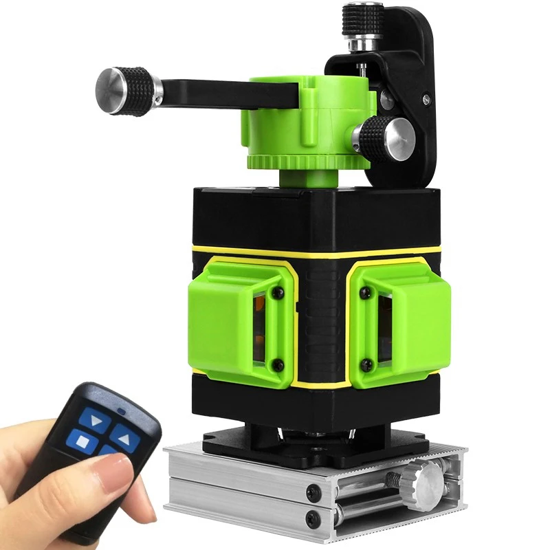 

Fukuda Brand 12 Lines 3D MW-94D Laser Level Self-Leveling 360 Horizontal Vertical Cross Super green Laser remote control