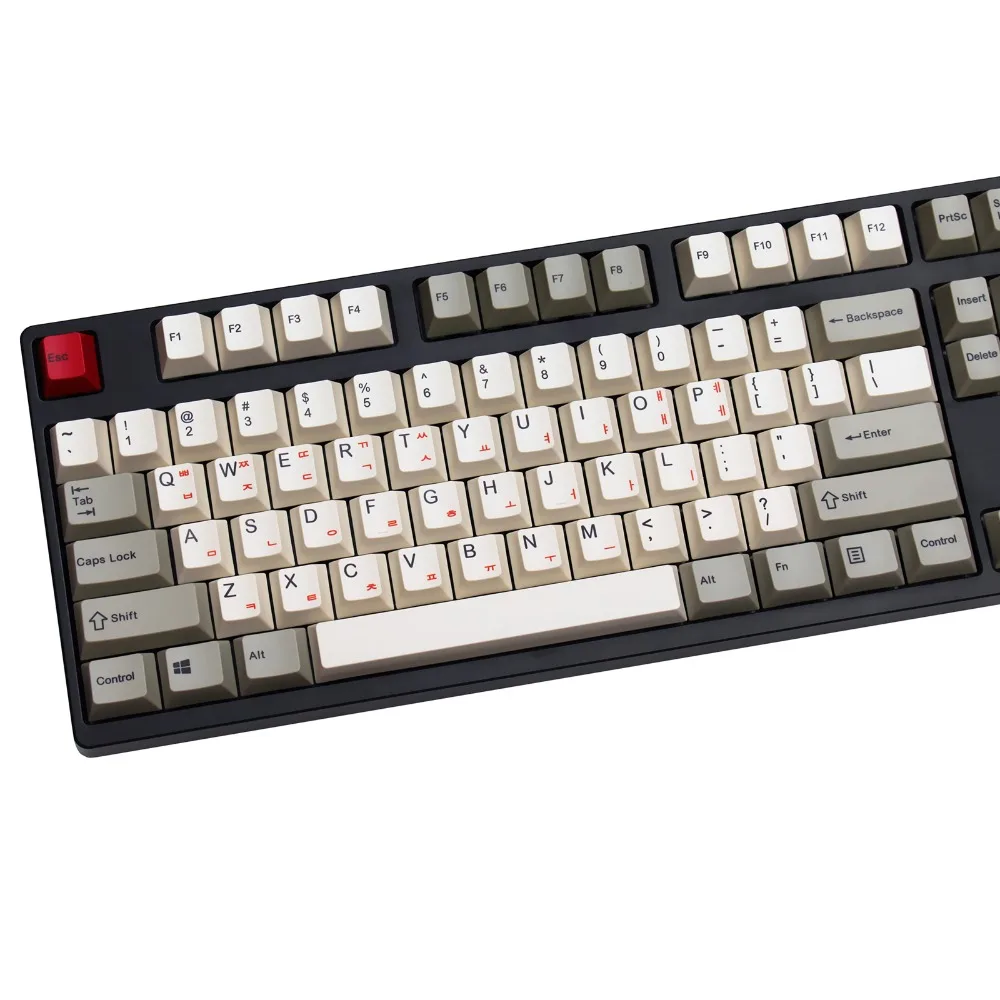 108/112 клавиш сублимированная корейская печать pbt keycap для механической клавиатуры Cherry filco Ducky keycap Вишневый профиль