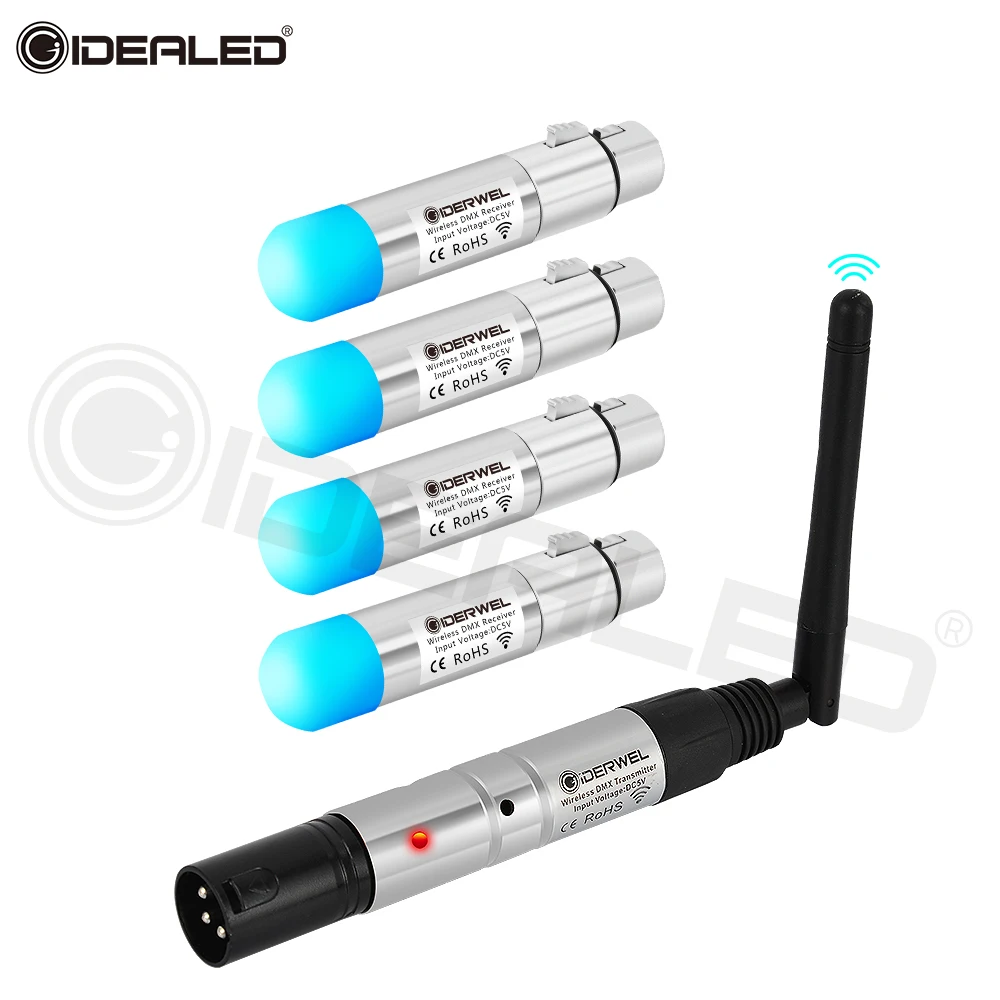 

DJ Disco DMX512 Dfi 2.4G Wireless Transmitter light control DMX Wireless Receiver for LED lights Stage Light PAR Light