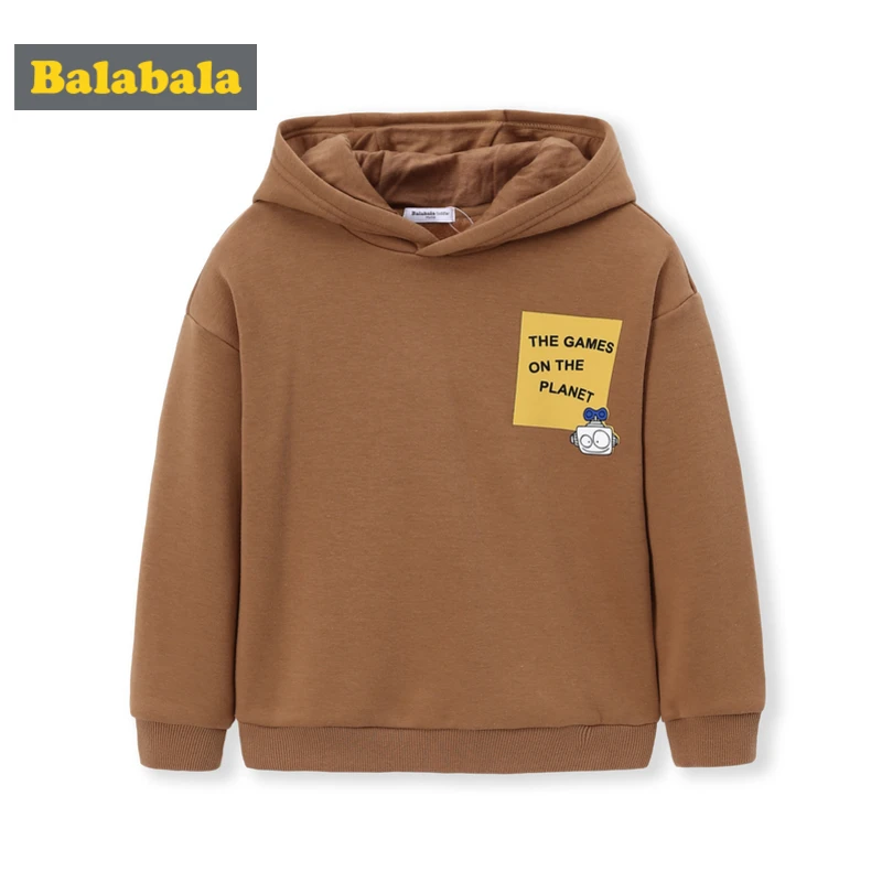 Толстовка с капюшоном на флисовой подкладке для маленьких мальчиков Balabala