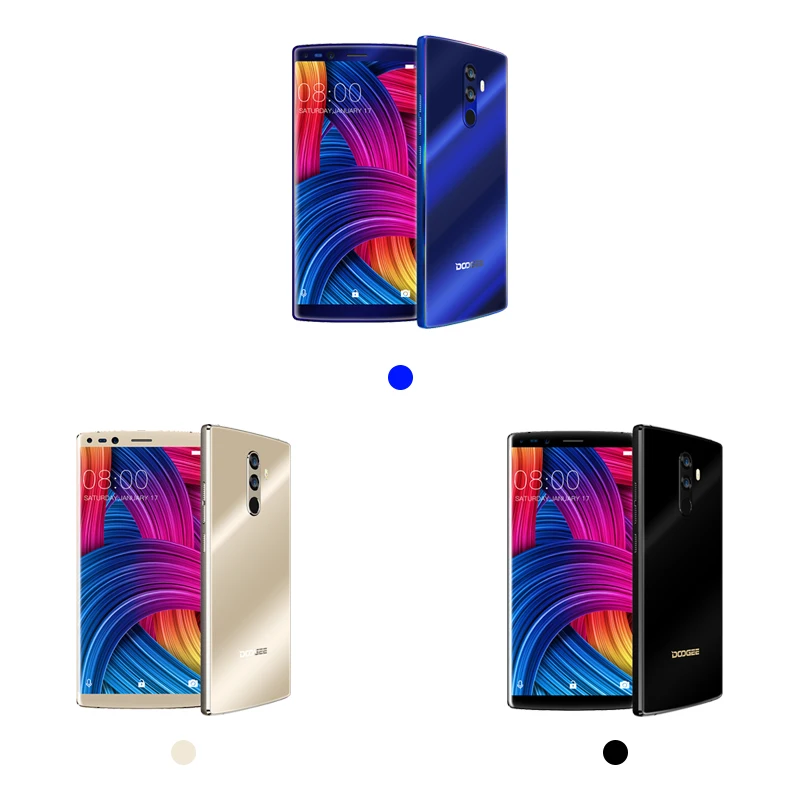 Doogee Mix 2 5 99 ''FHD + 18:9 мобильный телефон Andorid 7 1 Octa Core 6 ГБ 64 16MP 13MP четыре отпечаток