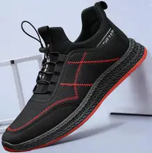 2019 new style Casual shoes Lace-up Men Shoes Fashion brand Spring Summer Flat shoes Solid Male Sneakers Plus Size 39- 44 2019 new style Casual shoes Lace-up Men Shoes Fashion brand Spring Summer Flat shoes Solid Male Sneakers Plus Size 39- 44