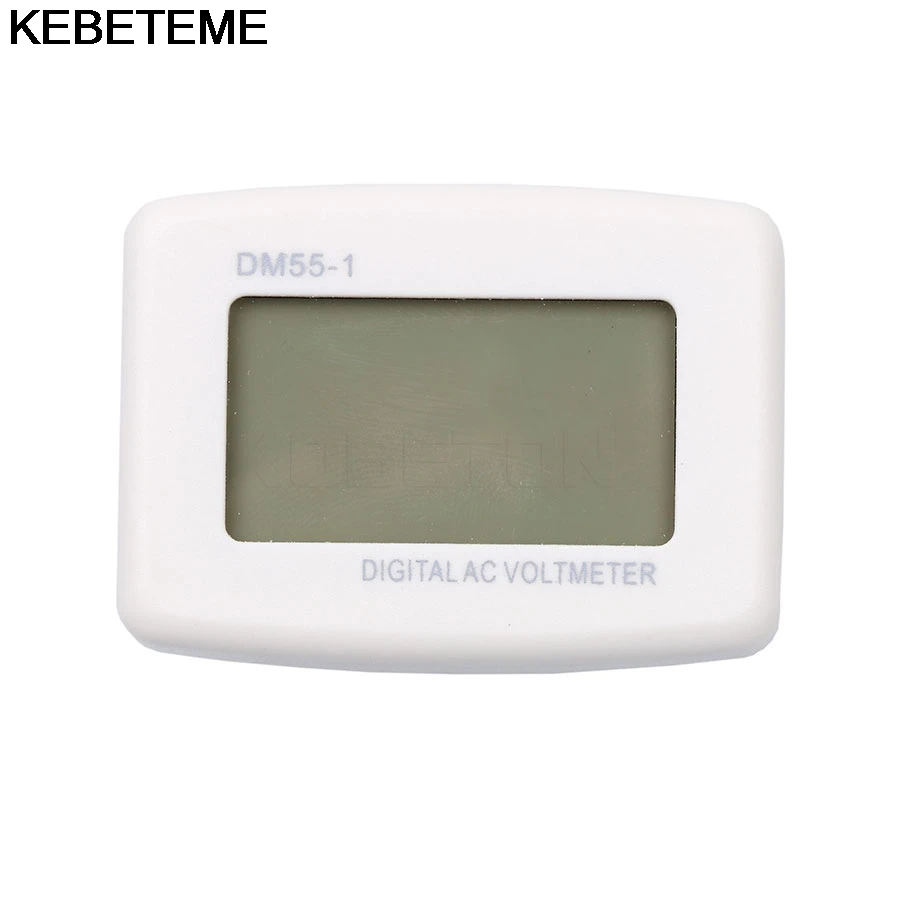 

1PC Digital Voltage meter tester Voltmeter AC 100-300V Switch Volt Power Monitor AC Panle Meter LCD blue backlight