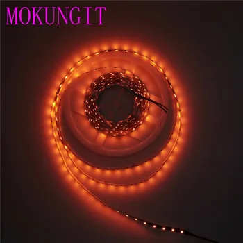 

Mokungit 3X5M 15m 3528 Orange LED Flexible Strip Light lamp 60LEDs/M IP30 IP65 12VDC Black/White PCB for home hotels clubs