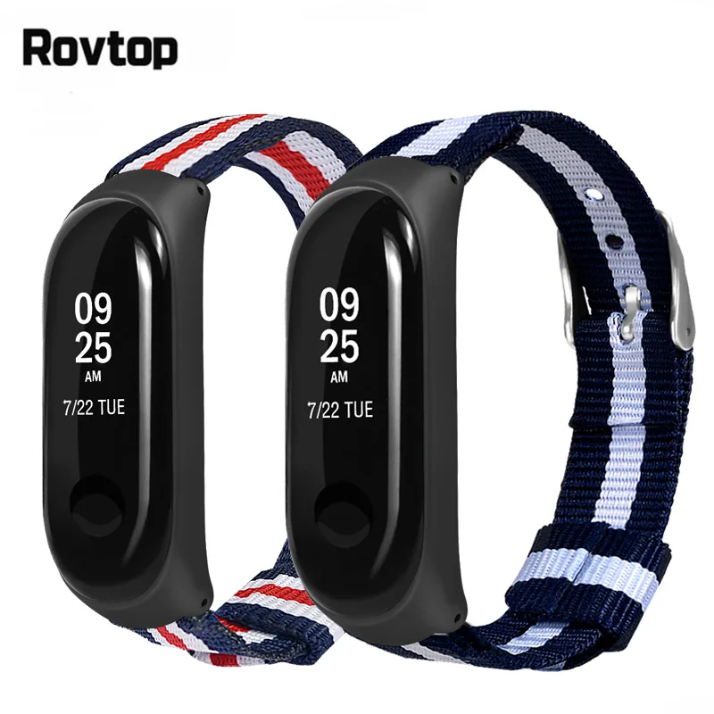 Ремешок Rovtop для Xiaomi Mi Band 3 браслет спортивный ремешок наручный Miband на запястье