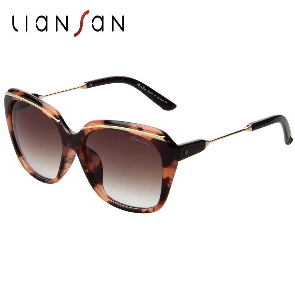 

LianSan 2016 New Arrival Fashion Big Frame Vintage Square Style Driving Sunglasses UV400 & Anti-radiation LSP507