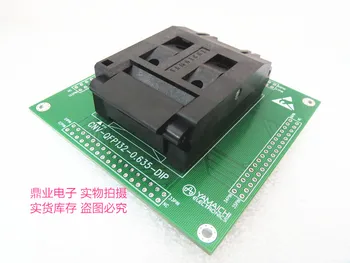 Clamshell IC51-1324-892 QFP132 with PCB 0.635MM IC Burning seat Adapter testing seat Test Socket test bench in the stock Clamshell IC51-1324-892 QFP132 with PCB 0.635MM IC Burning seat Adapter testing seat Test Socket test bench in the stock