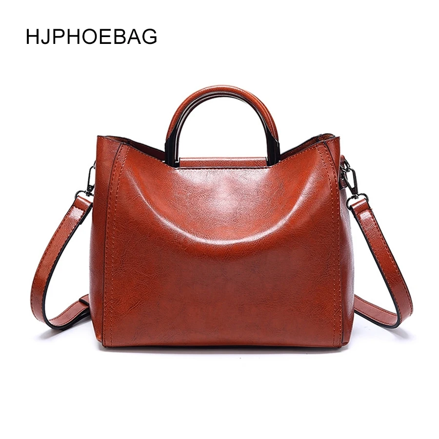 

HJPHOEBAG Fashion women's solid color zipper shoulder bag Messenger bag multi-function handbag luxury handbags women bags YC041
