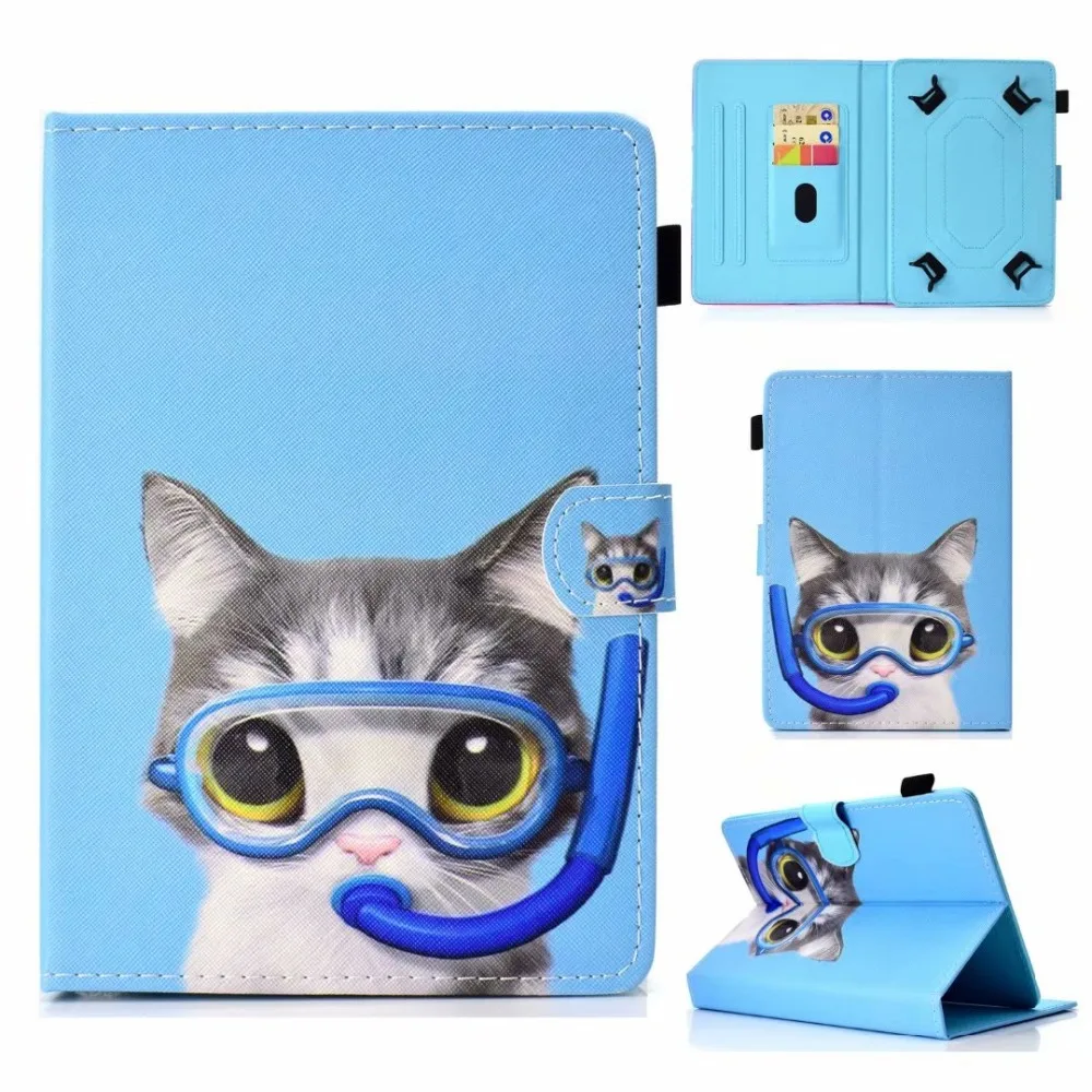 

Universal 7 inch PU Leather Case For Huawei Mediapad T1 7.0 t1-701u 7" Tablet For huawei T3 7.0 wifi 3G Stand Cover +pen