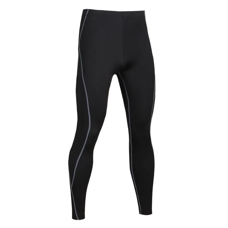 

New Fashion Men Compression Pants Jogger Leggings Exercise Fitness Bodybuilding Slimming Fit Elastic Quick Dry Male Trousers