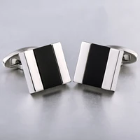 Black and Silver Cufflinks 3