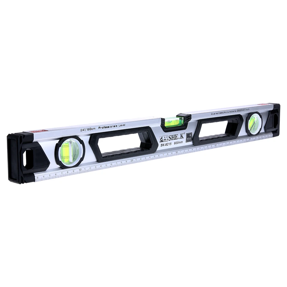 

Digital Angle Level 360 Degree Aluminum Alloy Range 600mm Level Upright Inclinometer with Magnets Protractor Ruler