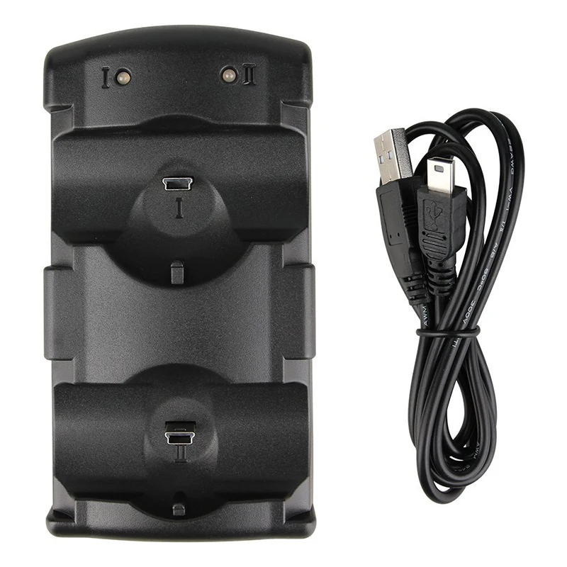 Двойной usb порт светодиодный индикатор зарядная док-станция Подставка для playstation 3 PS3 Dualshock3 контроллер PS MOVE контроллер
