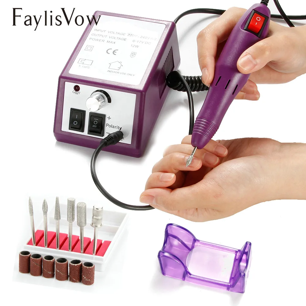 

Electric Nail Drill Bits Set Mill Cutter Manicure Machine 20000 Rpm Pedicure Machine Gel Remover Grinding Cutters Nail Art Tools