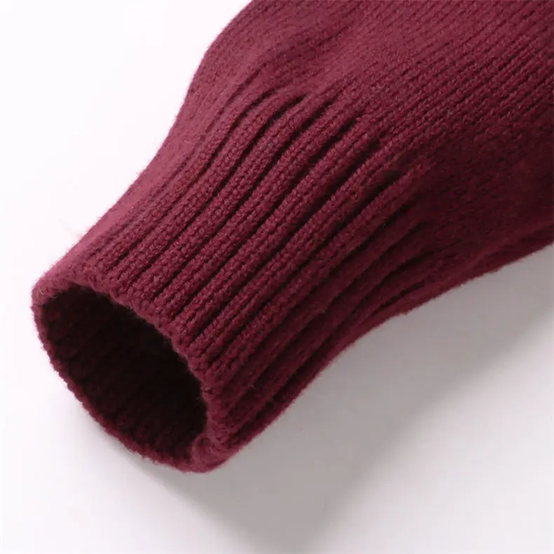 2019 Thicken Cable-Knit Sweater Men Cotton Knitted Crew Neck Men Pullover Autumn Winter Male Sweater MuLS Brand 3XL Dropshipping 06