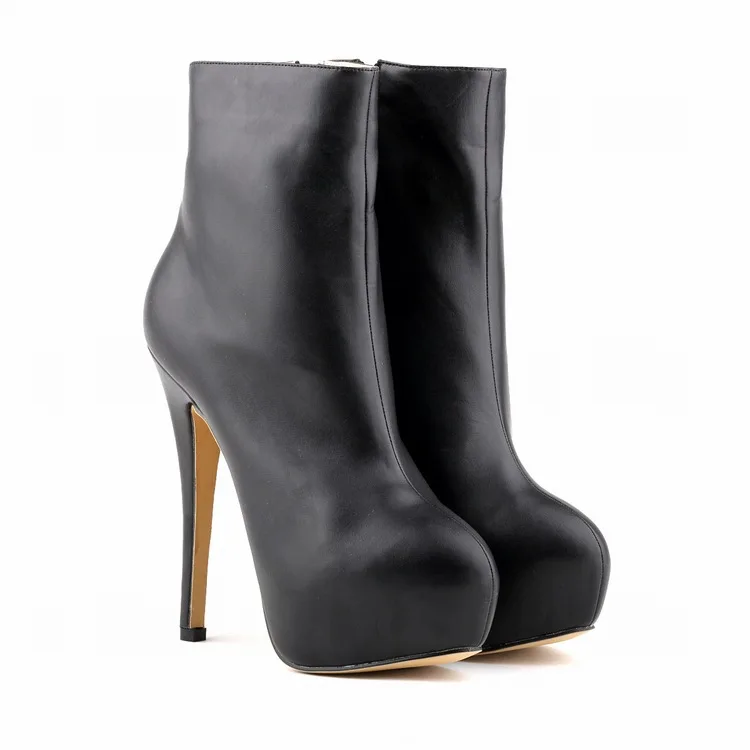 

shoes woman occident high heels boots fashion round toe party wedding star shoes platforms thin heels zipper shoe