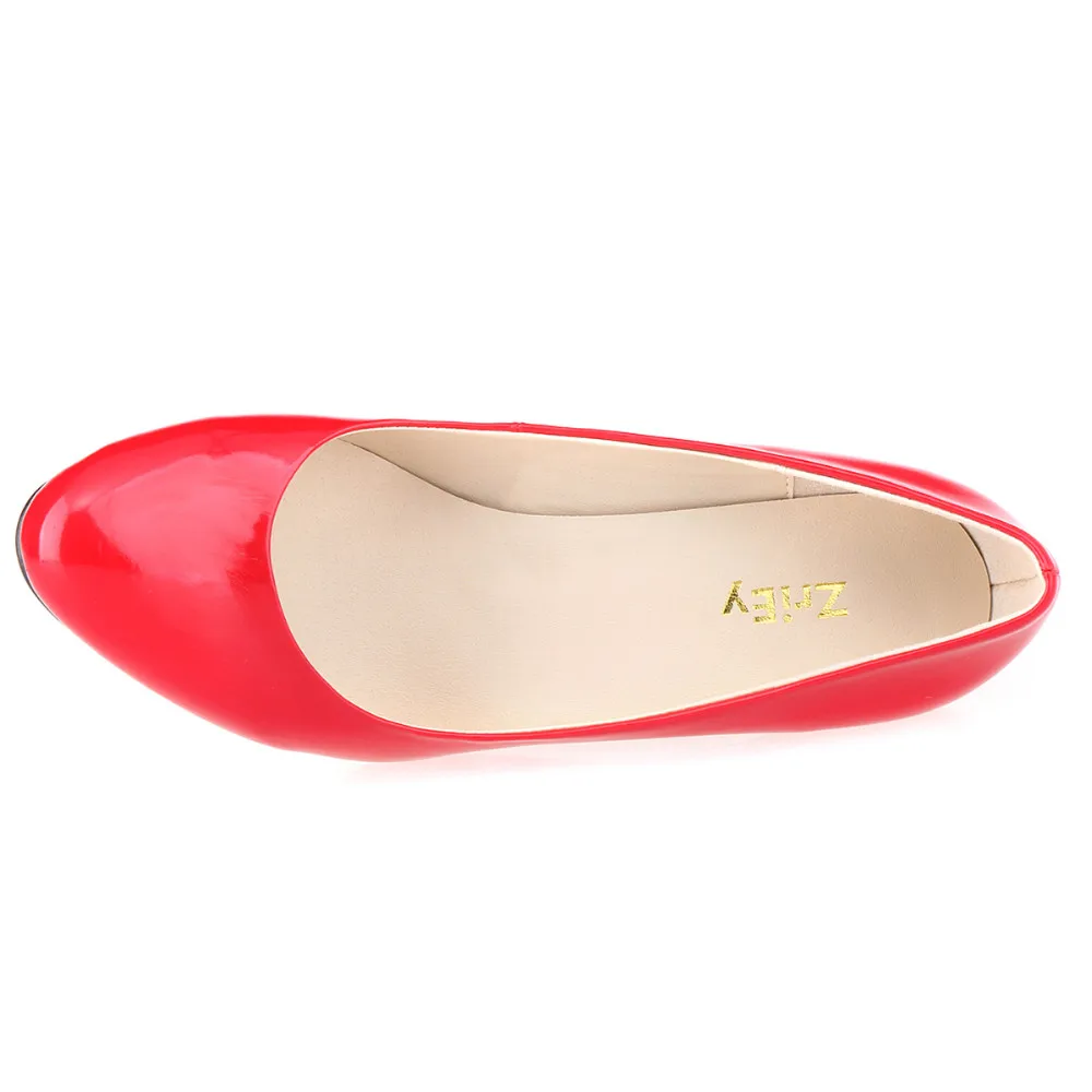 Plateforme 953 Haute Travail Pointu Verni red blue Pa De 1 Mi Mode 42 orange Taille 35 En Femmes Black purple Cour leopard Corset green Pompes Cuir rose ygreen yellow Lady white Talons Escarpins pink skyblue nude wq7HPn