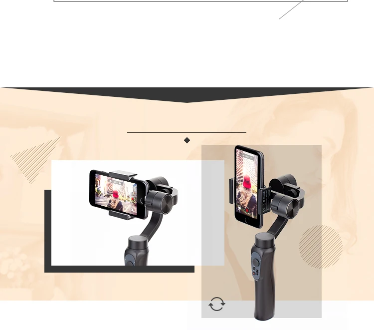 Zhiyun официальный [Гладкий-Q] 3 оси Бесщеточный Ручной 360 двигателей градусов перемещение Gimbal для смартфонов