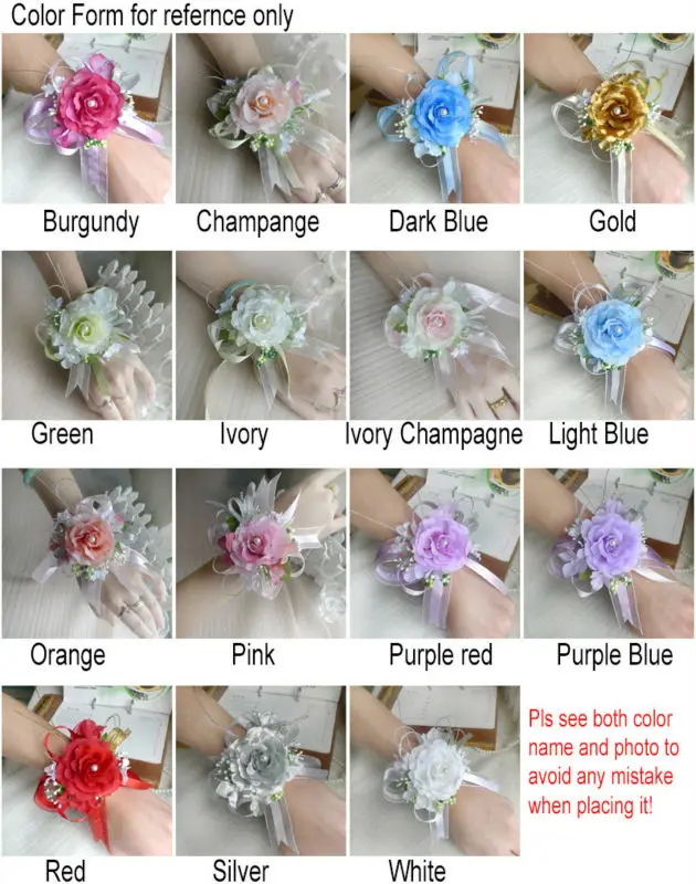 MZSJW multi colors wedding corsages