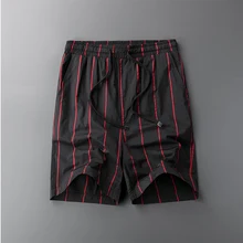 Летние новые дизайнерские мужские повседневные шорты классические красные пляжные шорты с эластичной талией модные пляжные шорты белые 505