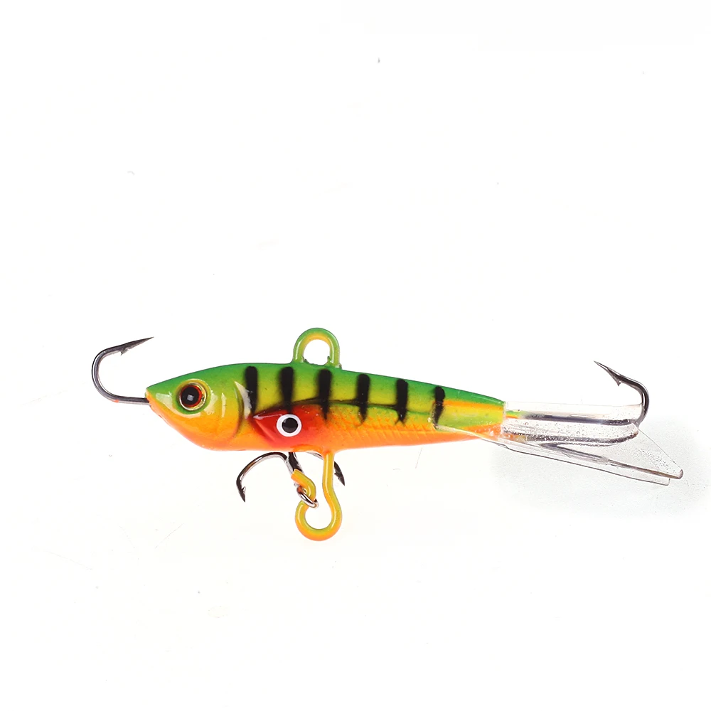  6cm 9.5g Winter Ice Fishing Jig Sinking Swim Bait Lure Carp Fishing Hooks Lead Hard Lure