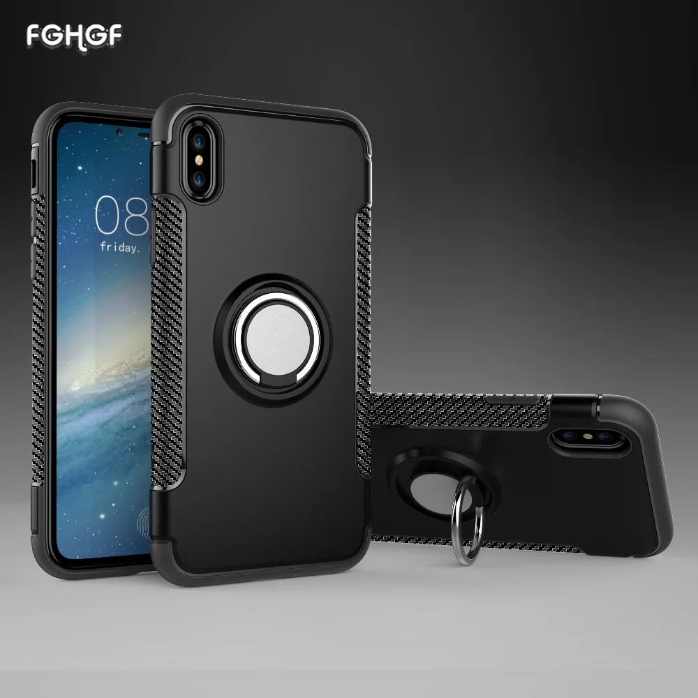 

Magnetic Phone Box For Iphone X XR Case Adsorbable Back Cover sFor Apple Phone XS MAX Luxury Sofe Silica Gel Shockproof Shell