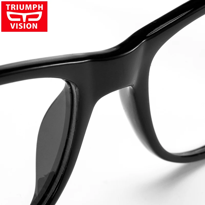 Мужские фотохромные очки TRIUMPH VISION брендовые дизайнерские в оправе с заклепками
