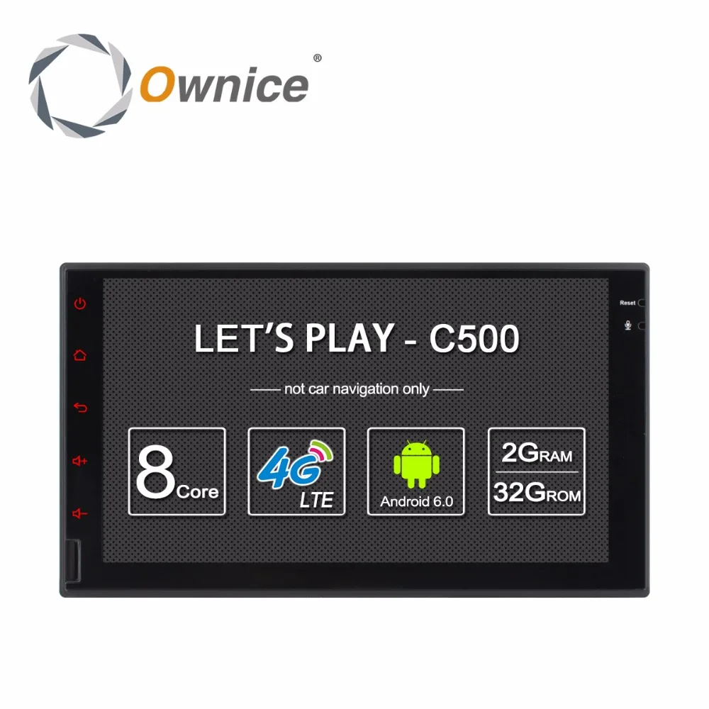 Ownice C500 Android 6 0 2G ram 7 '񟝰*600 поддержка 4G LTE SIM сеть автомобильное радио gps 2 din