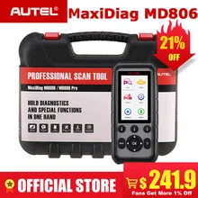 Autel MaxiDiag MD806& MD806 Pro OBD2 автомобиля автомобильный диагностический инструмент OBD 2 Авто диагностический сканер полный Системы диагностики PK MD802 MD805