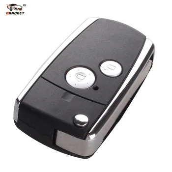 

DANDKEY 10pcs Modified Flip Folding 2 Buttons Remote Black Flip Key Shell For Honda CIVIC CRV JAZZ ACCORD ODYSSEY