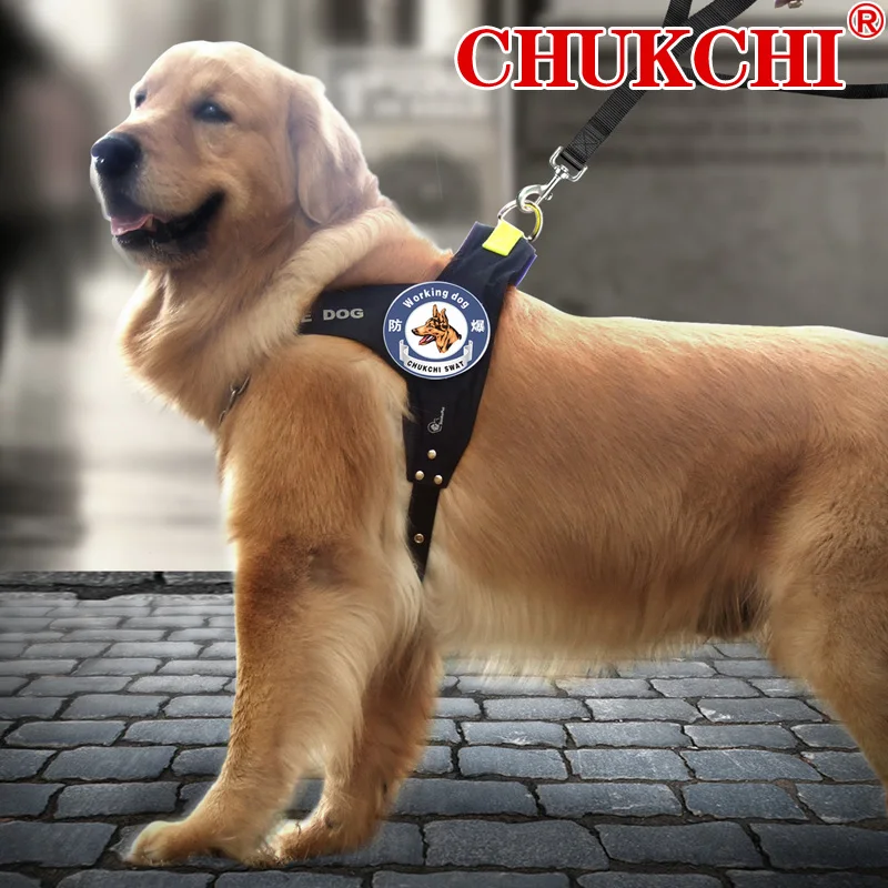 Buy PoliceTactical Dog Pet Harness Collars Leashes Set