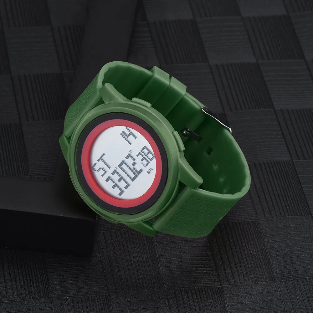Цифровые часы для мужчин для женщин светодиодный цифровой наручные часы водостойкий Спорт Тонкий циферблат для мужчин часы Relogio Masculino
