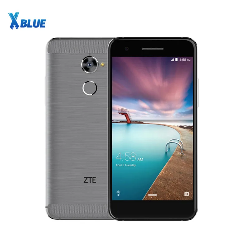 ZTE V870 смартфон с 5 дюймовым дисплеем восьмиядерным процессором snapdragon 435 ОЗУ 4 Гб
