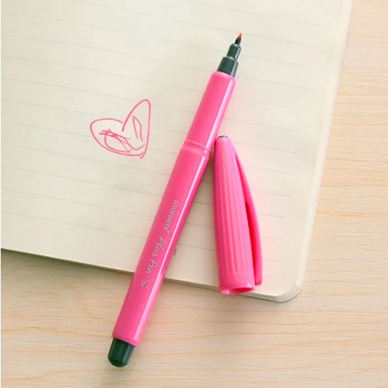 Милые корейские канцелярский многоцветный гелевая ручка monami 3000 перьевая ручка водяная щетка фломастер