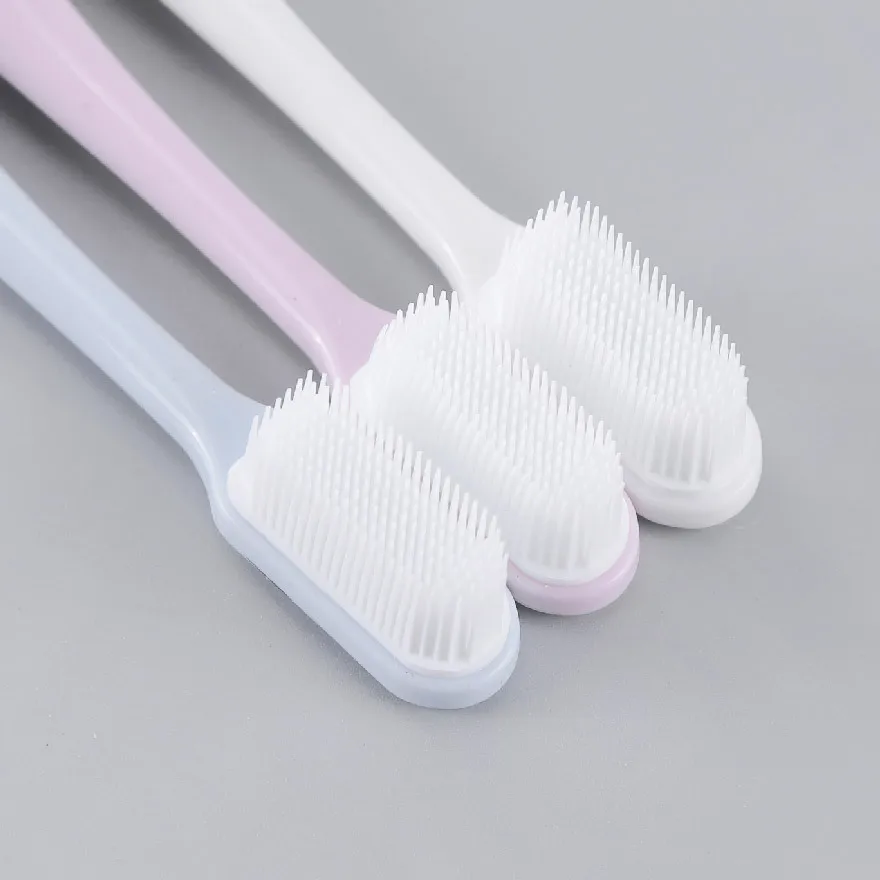 3 шт./упак. nanometer зубная щетка портативная мягкая щетина teethbritch эко удобная щетка очистка полости рта инструменты для ухода за домашними товарами